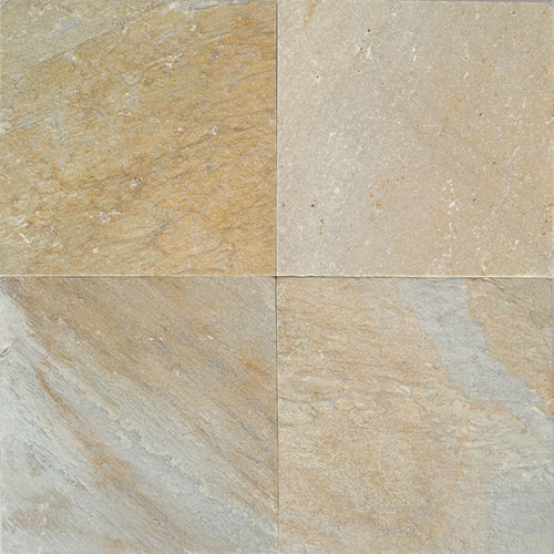 Quartzite 16" x 16" Field Tile in Golden Sun