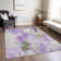 Machine Washable Indoor/Outdoor Xhevrie Purple Rug