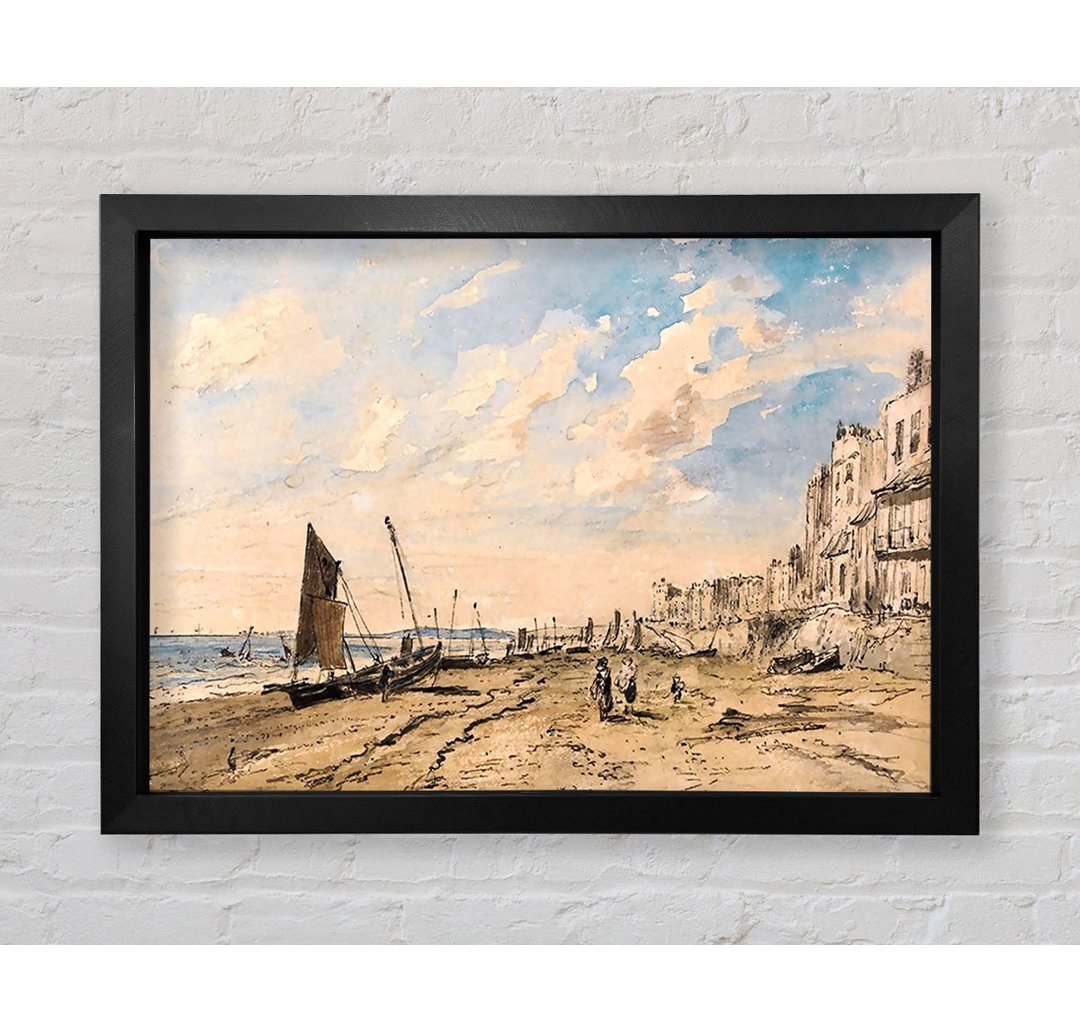 Constable Brighton Beach - Einzelner Bilderrahmen Kunstdrucke