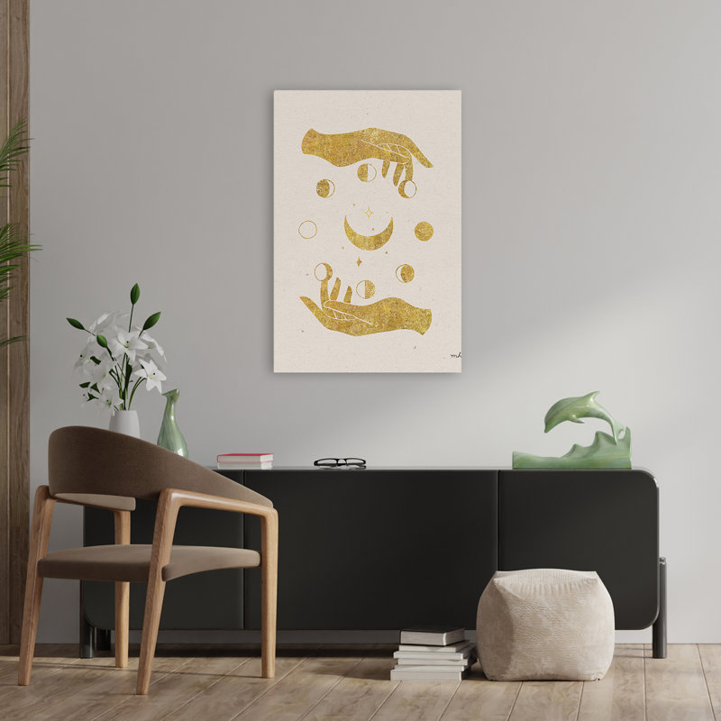 Céleste moderne et contemporain, H 36 po x l 24 po