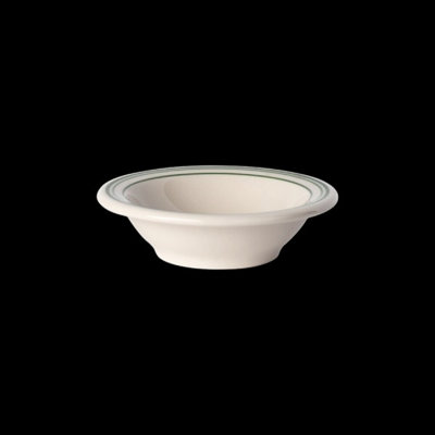 Fruit Bowl Narrow Rim Green Band