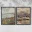 «Vintage Landscape XLII», impression giclée sur cadre - ensemble de 2-570761602-570761606