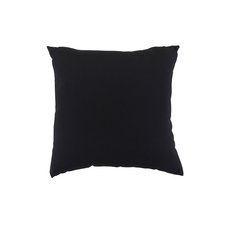 Letia Square Throw Cushion, Black