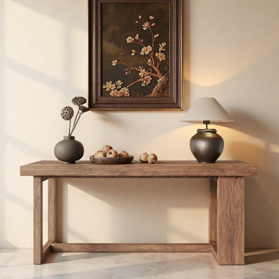 Nouvelle console en bois massif de style chinois