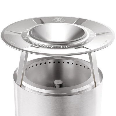 Accessoire de diffuseur de chaleur pour déflecteur de chaleur d'extérieur portatif en acier inoxydable 304 pour accessoires de couvercle de brûleur amovible