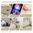4-Motor Chenille Power Lift Chair Lay Flat Recliner with Head&Lumbar support, 400LBS-1001013769