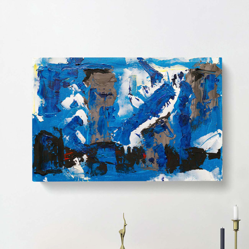 Abstract Art Painting Vol.275 by S.Johnson - Wrapped Canvas Painting, 40cm H x 60cm W x 3cm D