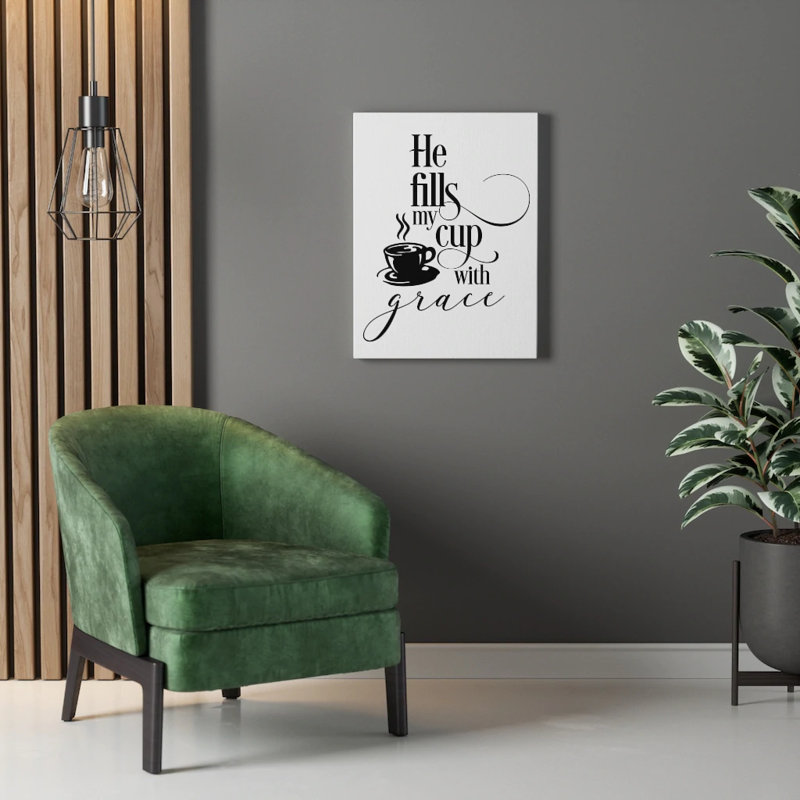 Cup Grace - Wrapped Canvas Print, 76cm H x 61cm W