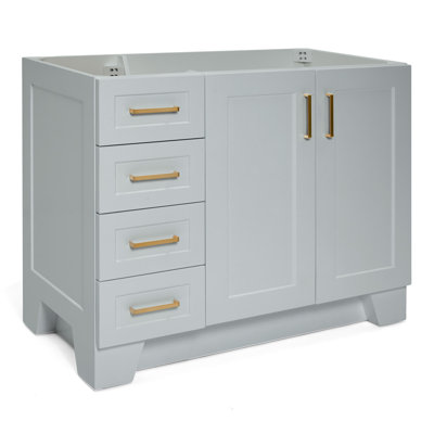 42" Single Bathroom Vanity Base only