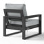 Fauteuil de patio à assise profonde avec cadre gauche-234232011-234232010