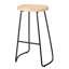 Ensemble de siège de selle en bois massif avec repose-pieds Alazia-412286918-412286914-412286915