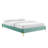 Sutton Performance Velvet Bed Frame-195014844-228178906