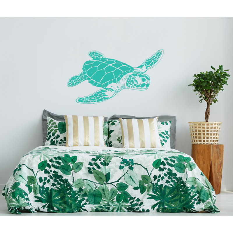 Décalcomanie murale tortue de mer, Menthe