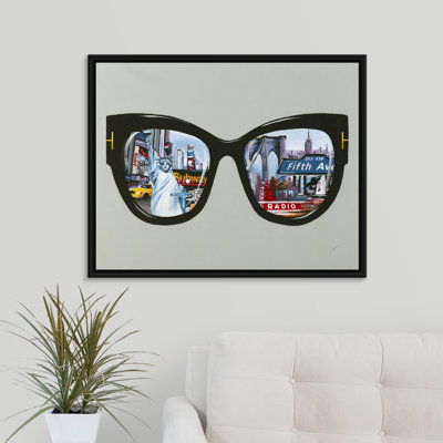 « city shades i », peinture sur toile