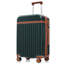 Ensemble de 3 valises de 20 pouces avec port USB, bagages à main certifiés à ouverture frontale, valise rigide en ABS avec roues pivotantes