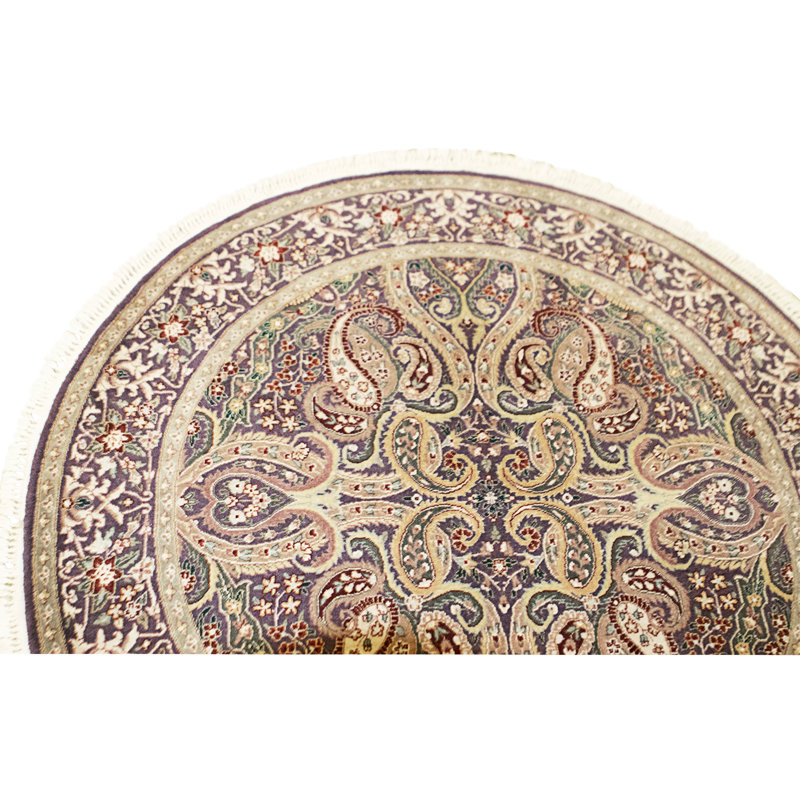 High-Quality Hand-Knotted Black Area Rug