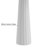 25'' Modern White Ceramic Table Lamp Set - MCM Modern Funky Accent Table Lamps For Bedroom Bedside/Nightstand, Nursery, Living Room & Desk