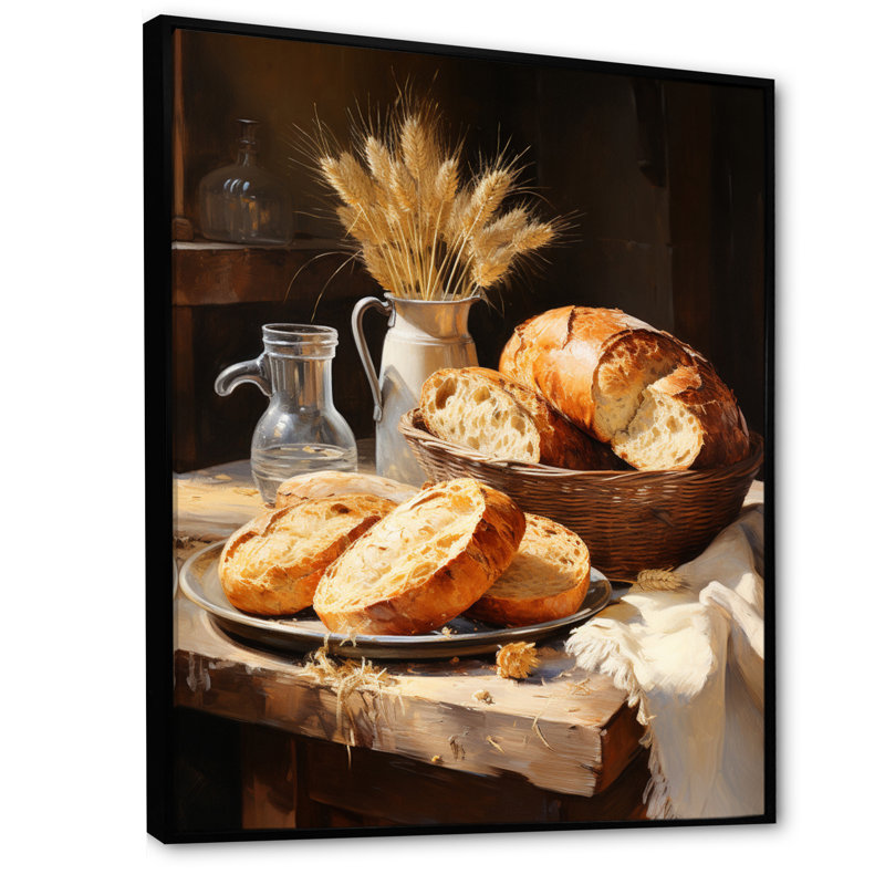Tellson Food Pains A Rustic I, Cadre flottant noir, H 44 po x l 34 po x P 1,5 po