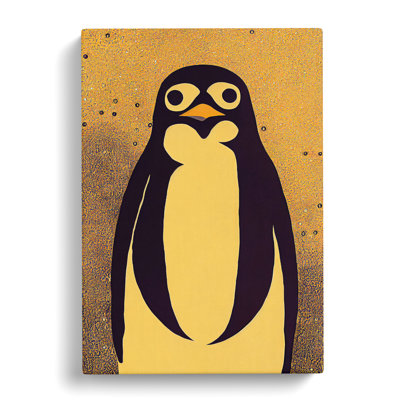 Vintage Penguin - Wrapped Canvas