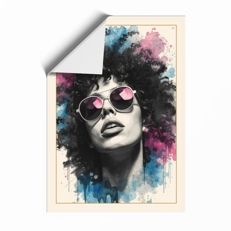 Urban Portrait In Motion Modern - Print, Unframed, A4 - 29.7 x 21.0 cm
