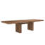 Solid Wood Extendable Double Pedestal Dining Table