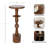 Avenal Round Mango Wood Drink Table