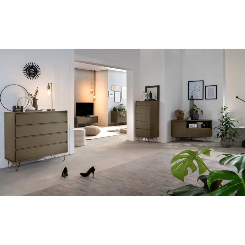 North Attleborough TV Stand for TVs up to 42", Grey