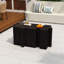 Table d'appoint modulaire 3 pièces, design emboîtable, capacité de 90 kg, pour l'intérieur et l'extérieur, finition cuivre antique artistique et décorative.-636978392