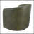 Faux Leather Swivel Barrel Chair-1516826005