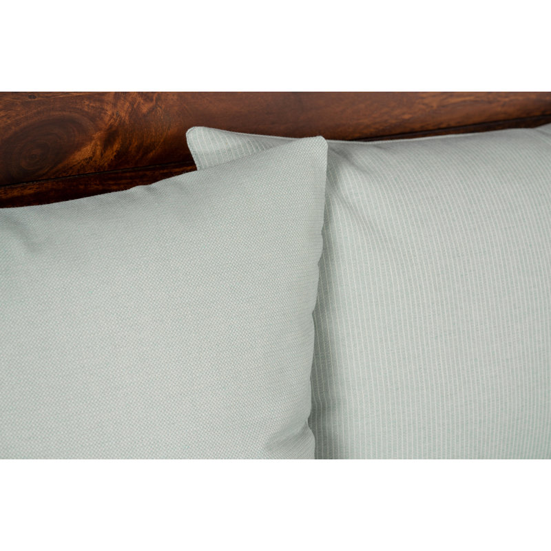 Smithsonian Redeem Stripe Eco-friendly Duvet Cover & Insert Set, Full Dvet Cover & Insert + 2 Standard Shams, Sky Blue