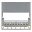 Lit de jour en bois avec lit gigogne simple, armoire et tablette tout-en-un-86279073-86279079