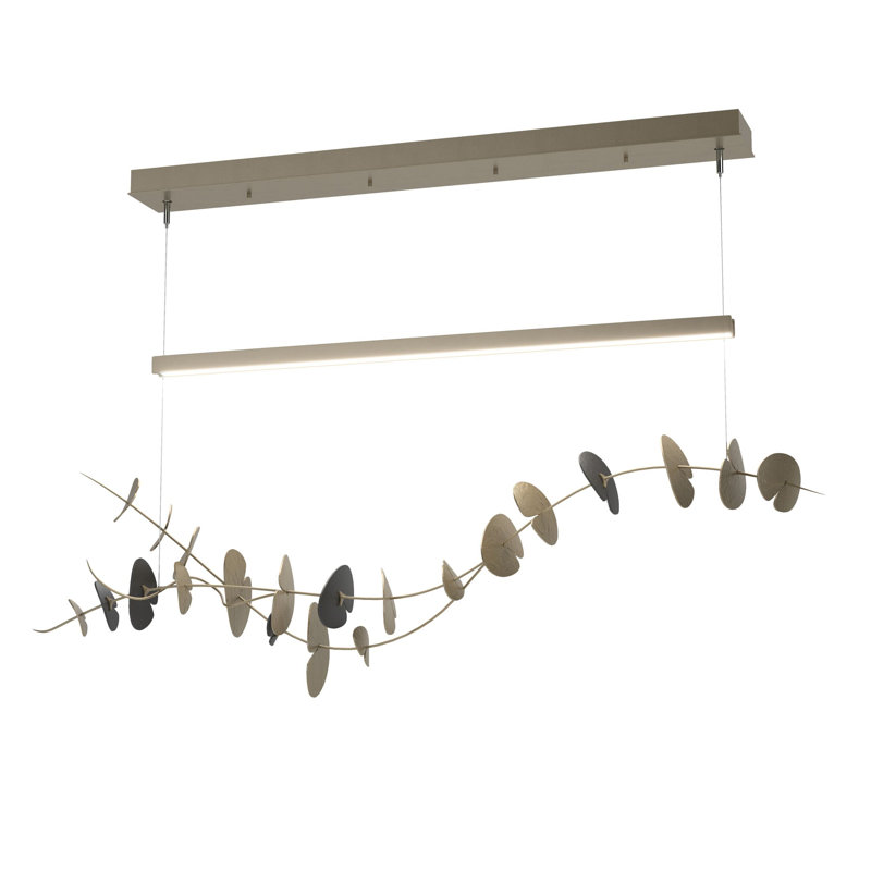 Lily 1 - Light Pendant, Soft Gold, Black