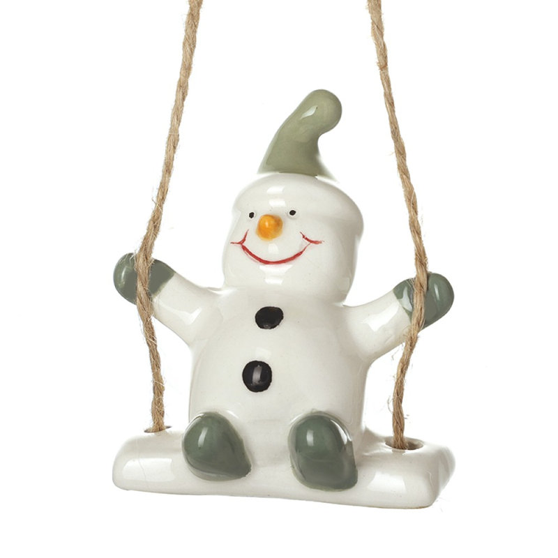 6cm Ceramic Hanging Figurine Ornament