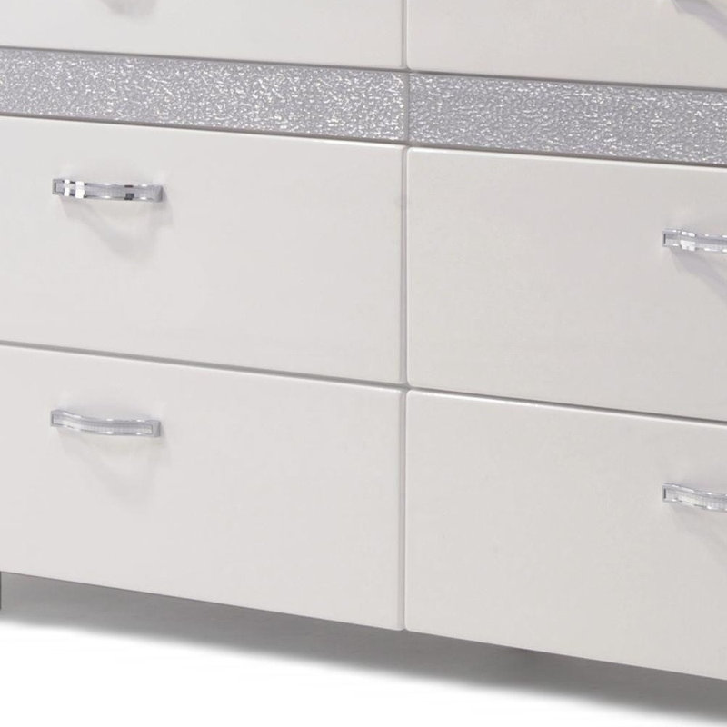 Commode double 8 tiroirs l 63 po