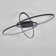 Minimalistic Unique Oval LED Semi-Flush Ceiling Light
