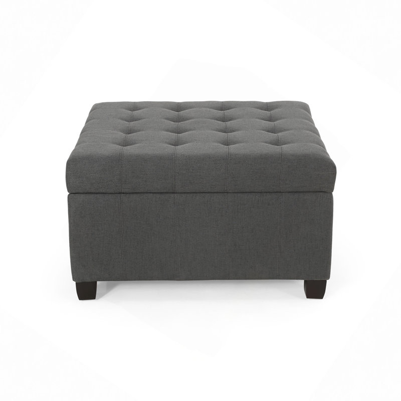 Repose-pieds de rangement Modern, Gris foncé