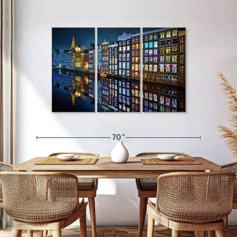 Amsterdam Mirror, 36" H x 57" W