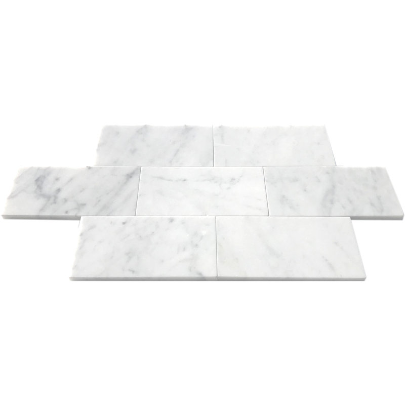 Carrelage mural aspect marbre 3 "x 6" Carrara