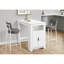 Dining Table, 48" Rectangular, Counter Height, Kitchen, Small, Storage, White Laminate, Contemporary, Modern-616774096