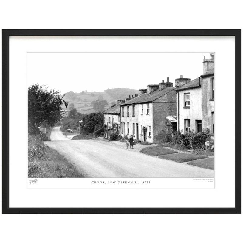 Crook, Low Greenhill C1955 by Francis Frith - Single Picture Frame Print, 28cm H x 36cm W x 2.3cm D