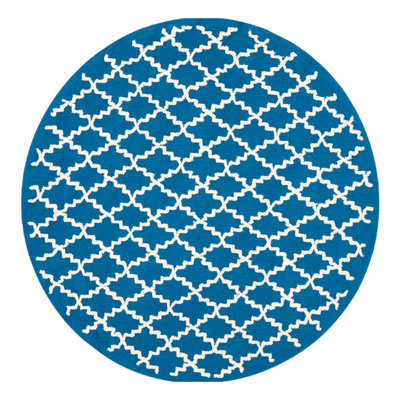 Fullerton Hand Hooked Cotton Pile Geometric Rug