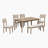 Classic and Traditional Style 6 - Piece Dining Set, Includes Dining Table, 4 Upholstered Chairs & Bench-1563907488