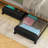 Morfaw 42L Under Bed Organizer Under Bed Storage Container with Lid Wheels Strap Handles