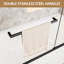 Porte de douche coulissante double en aluminium