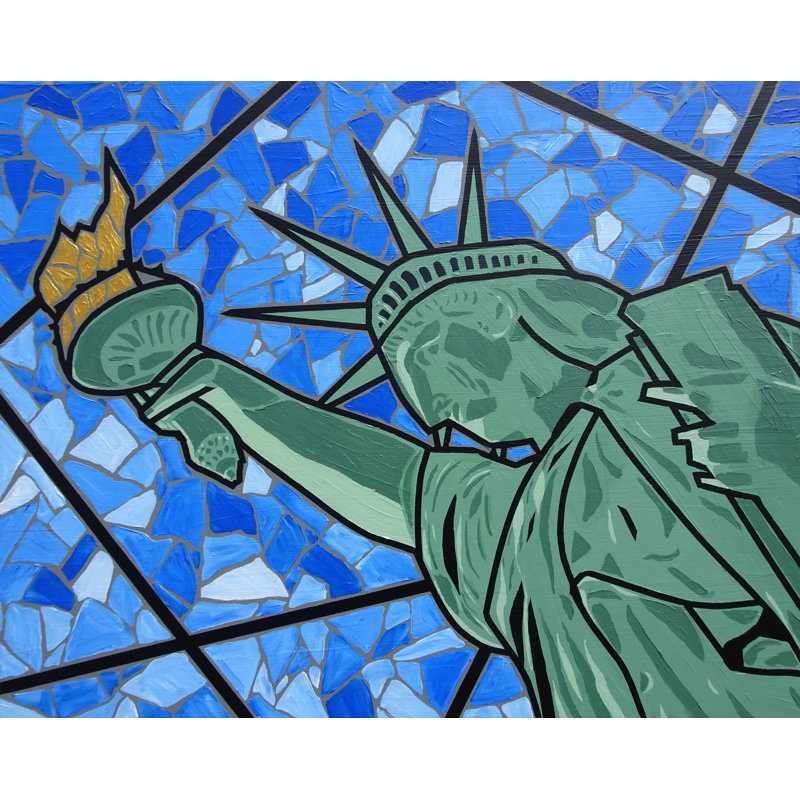 Liberty Painting by Eddie Bruckner