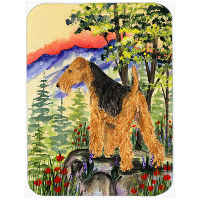 Caroline's Treasures Lakeland Terrier Glass Cutting Board