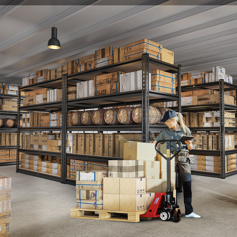 20"D X 40"W Shelving Unit Loads 2000Lbs, Heavy Duty Garage Shelving,  Adjustable Metal Storage Shelves, 72" H x 40" W x 20" D