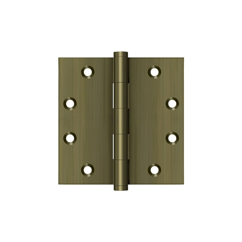 102'' x 102'' Butt Bearing Hinge, Antique Brass
