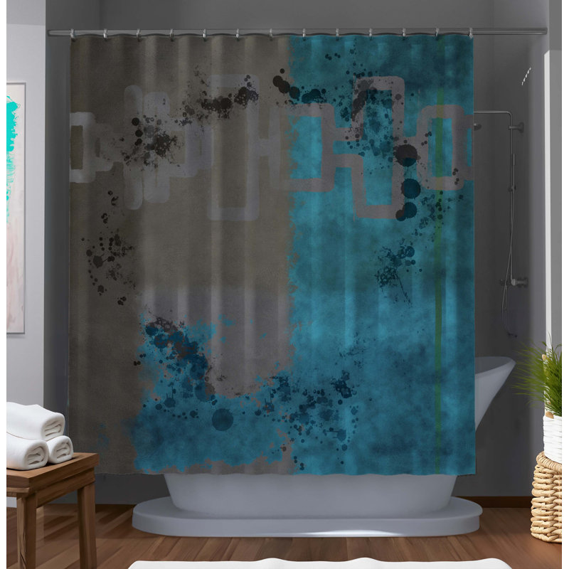 Rideau de douche instantané sans tache