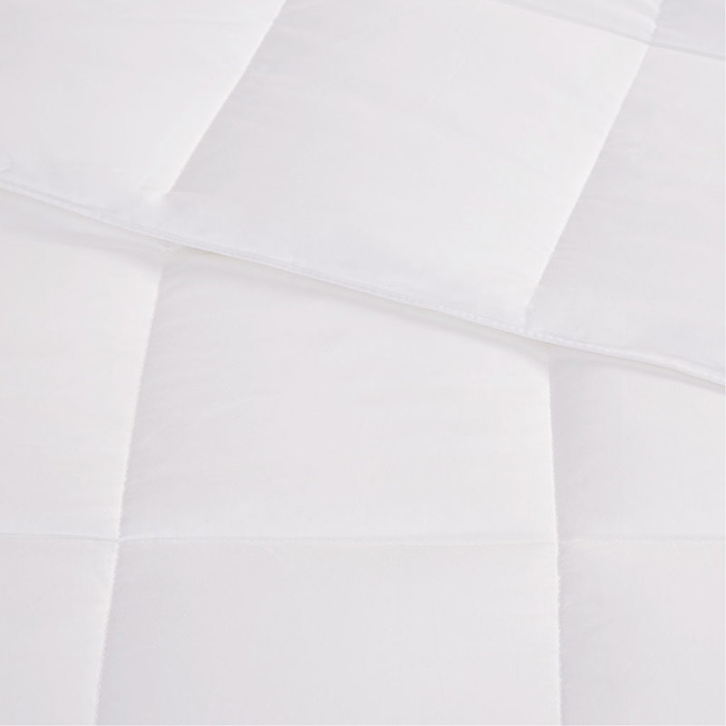 Cotton Down Alternative Comforter With Featherless Insulation For All-Season Use And Hypoallergenic Benefits, Full Comforter